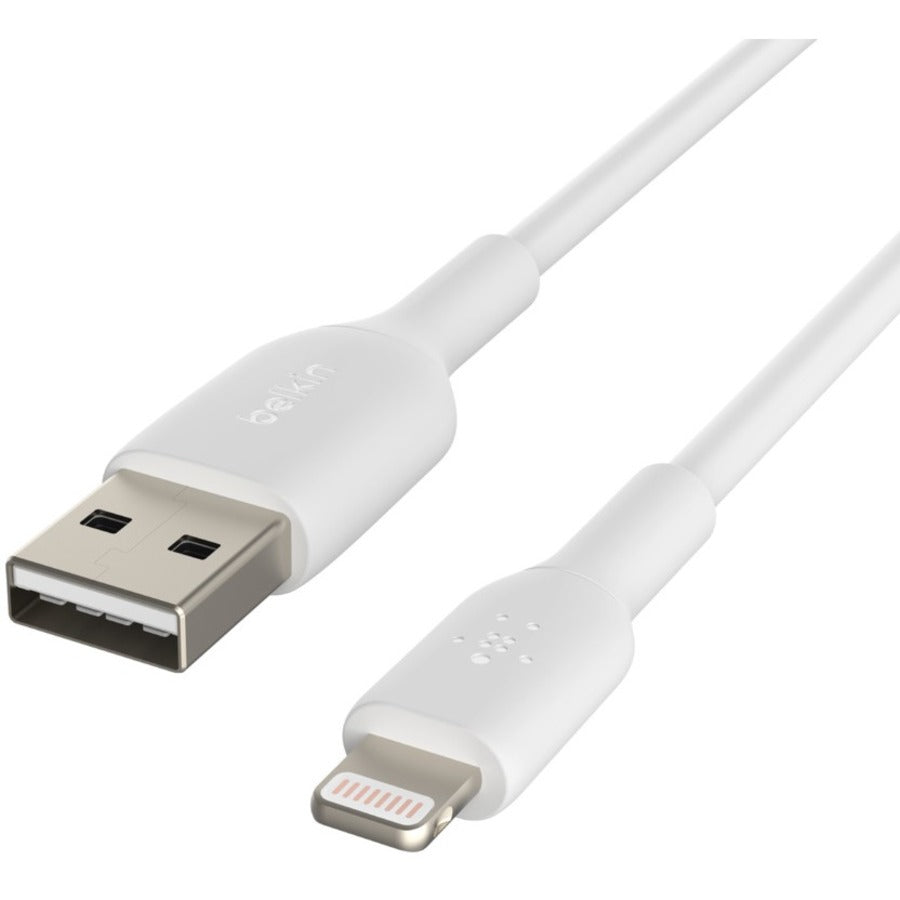 Belkin BoostCharge Lightning to USB-A Cable (15cm / 6in, White) - CAA001bt0MWH