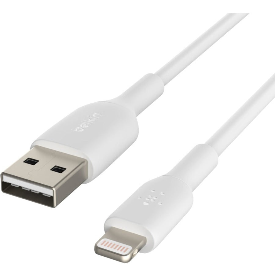 Belkin BoostCharge Lightning to USB-A Cable (3 meter / 9.9 foot, White) - CAA001bt3MWH