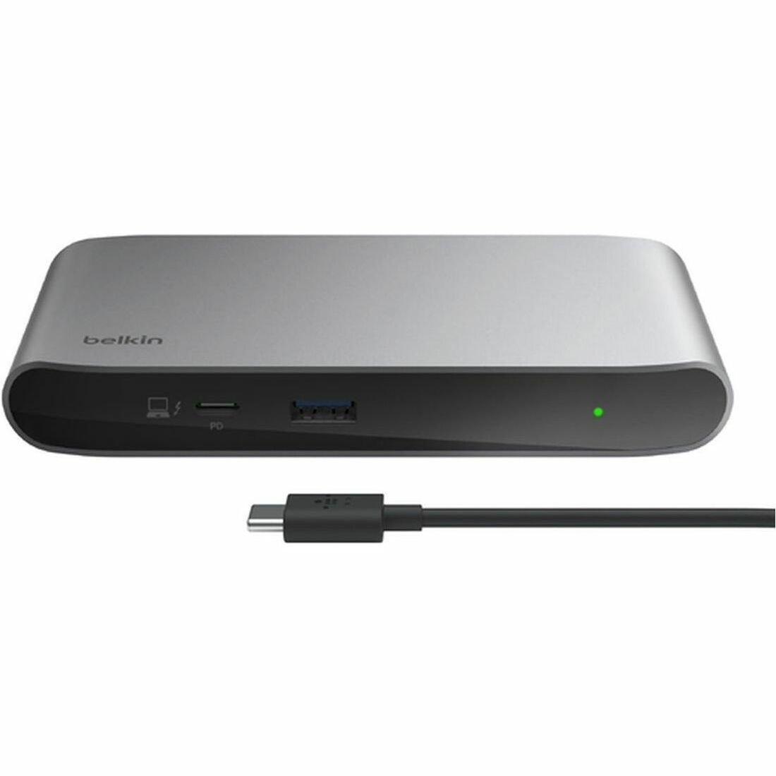 Belkin Thunderbolt 4 5-in-1 Multiport Core Hub - USB 4 - 40 Gbps - 96W - 4xTB4 USB-C, 1xUSB-A - Docking Station - Grey - INC013ttSGY