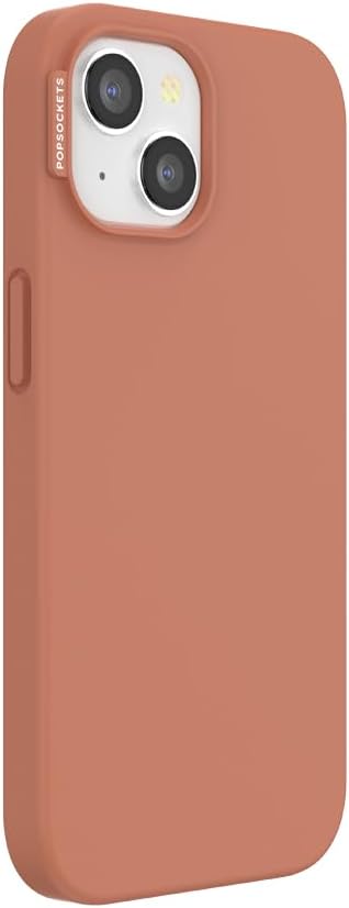 PopSockets iPhone 14 Pro Max Phone Case with MagSafe, Wireless Charging Compatible, Neutral - Terra-Cotta