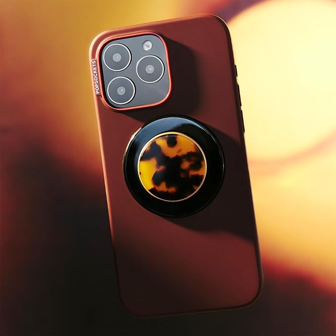 PopSockets iPhone 15 Pro Phone Case with MagSafe, Wireless Charging Compatible, Burgundy - Oxblood