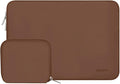 MOSISO Laptop Case 13 inch, 13 inch Laptop Sleeve Bag Compatible with MacBook Air 13 M4 M3 M2 M1 2025-2018 / Pro 13 M2 M1 2025-2016, Neoprene Computer Sleeve Bag with Small Case, Caramel Brown