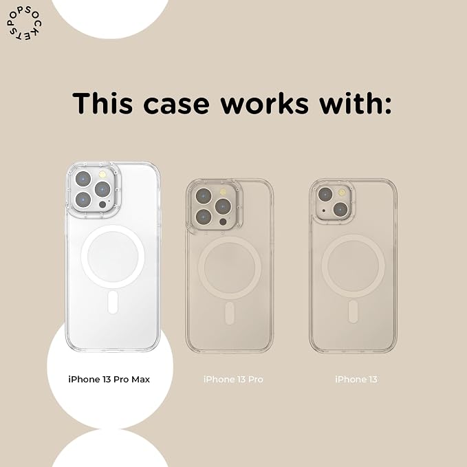 PopSockets iPhone 13 Pro Max Phone Case w/MagSafe- Fireheart