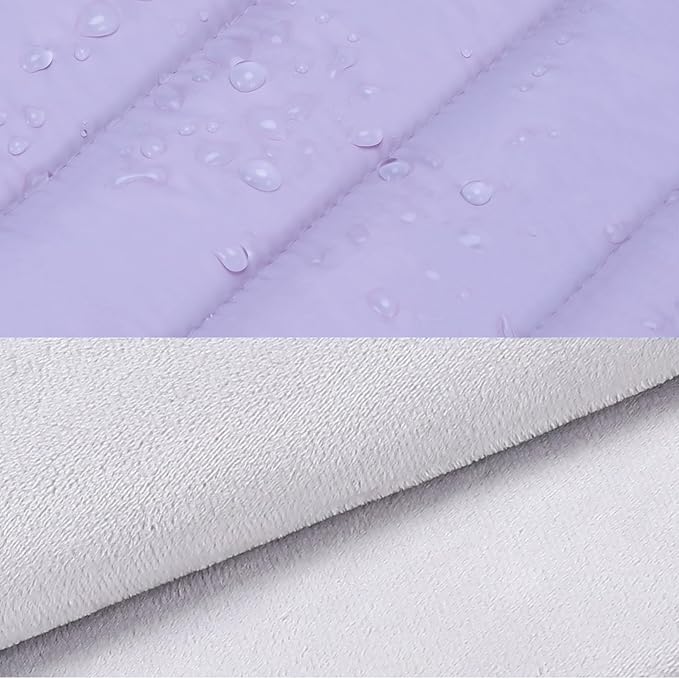 MOSISO 13.3 inch Laptop Case, 13-13.3 inch Puffy Laptop Sleeve Compatible with MacBook Air 13 13.6 M4 M3 M2 M1/Pro 13/Pro 14, HP Dell ASUS Lenovo,Polyester Horizontal Bag with Small Case, Purple