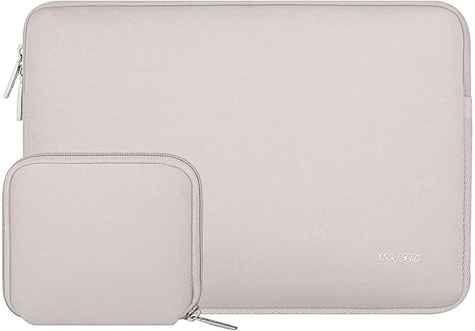 MOSISO Laptop Case 13 inch, 13 inch Laptop Sleeve Bag Compatible with MacBook Air 13 M4 M3 M2 M1 2025-2018 / Pro 13 M2 M1 2025-2016, Neoprene Computer Sleeve Bag with Small Case, Rock Gray