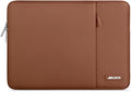 MOSISO Laptop Case 15 inch, 15 inch Laptop Sleeve Compatible with MacBook Air 15 M4 A3241 M3 A3114 M2 A2941 2025 2024 2023,Dell XPS 15,Polyester Vertical Computer Sleeve Bag with Pocket, Caramel Brown