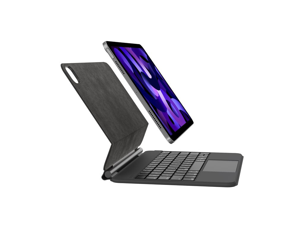 Belkin Connect Pro - Keyboard and folio case (protective case) - with magnetic stand - with trackpad - backlit - wireless - Bluetooth BBZ002TT-V1