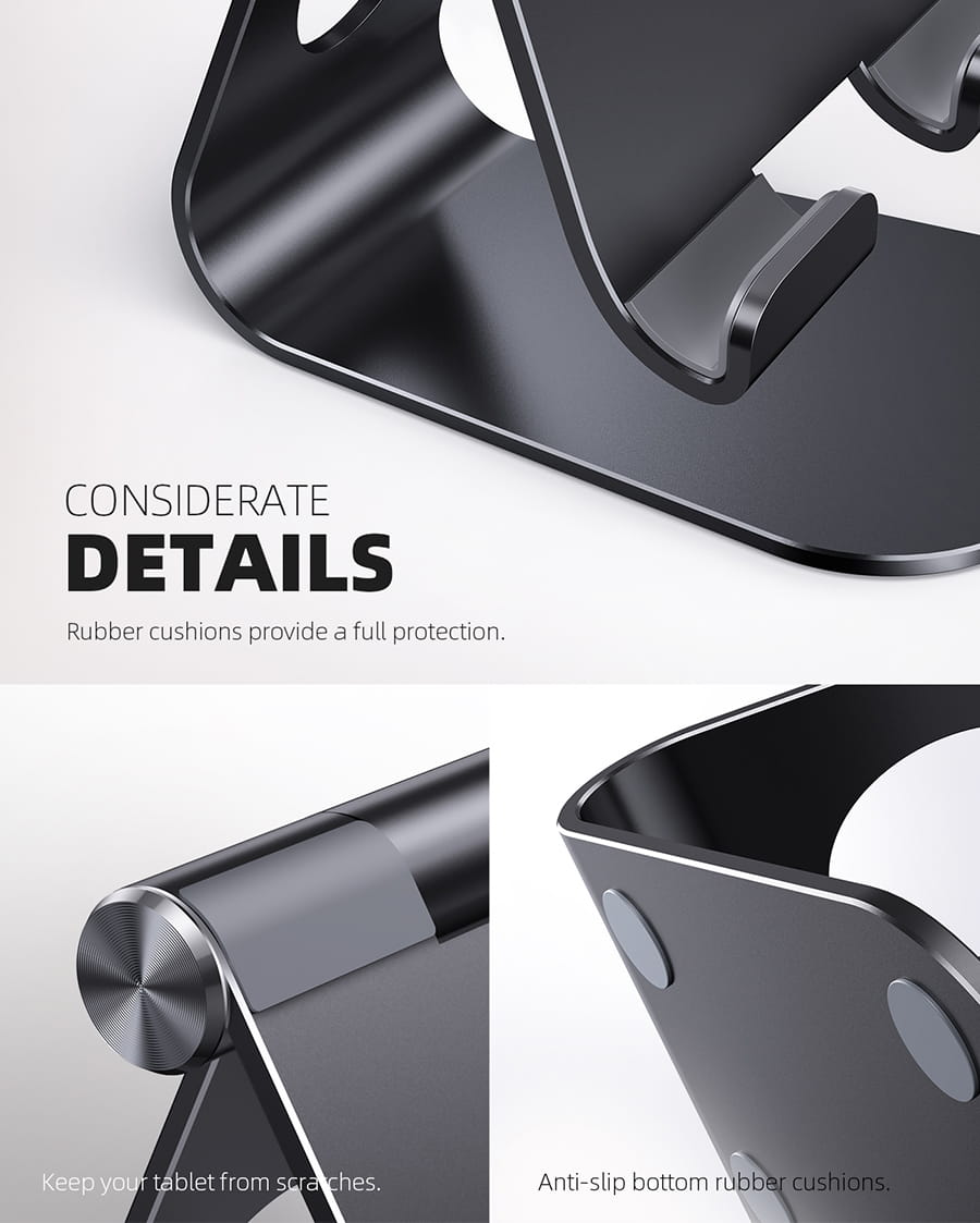 Lamicall Multi-angle Adjustable Tablet Stand for Desk